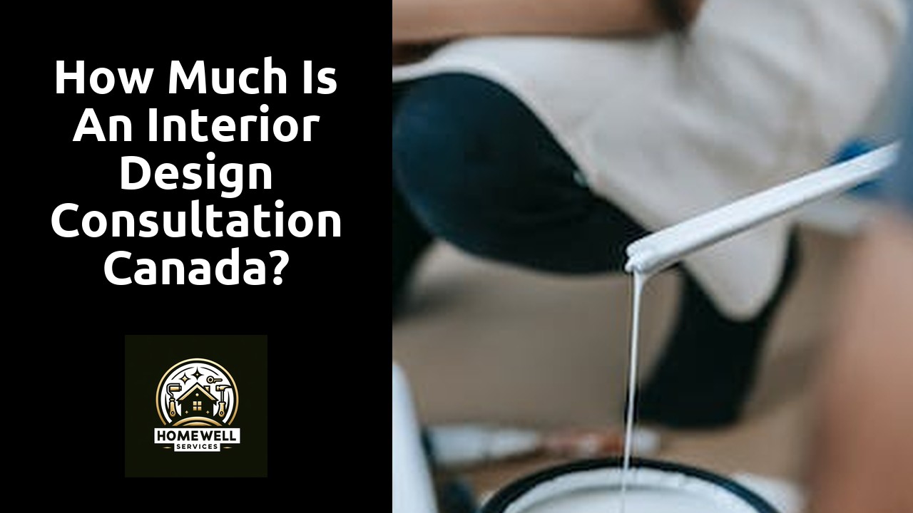 How much is an interior design consultation Canada?