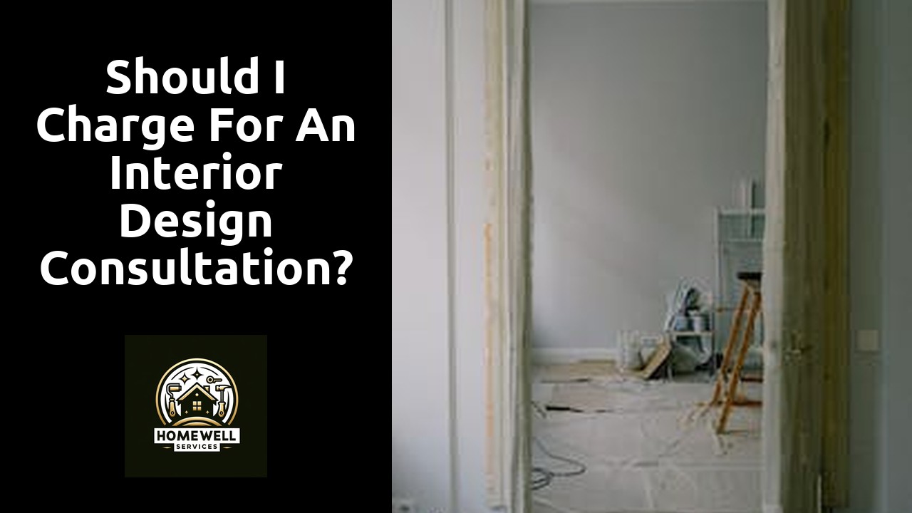 Should I charge for an interior design consultation?